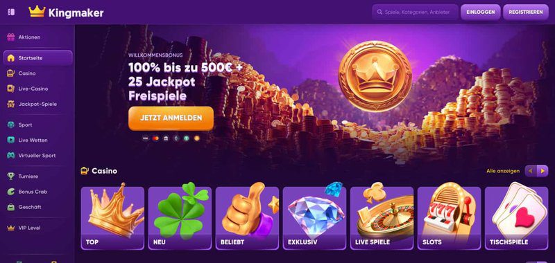 Best kingmaker casino promo code in Germany